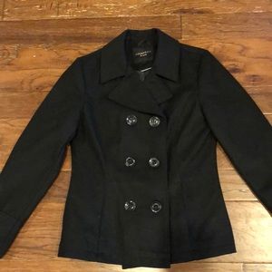 Black Pea Coat Size M